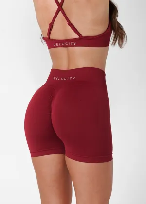 SIGNATURE SCRUNCH SHORTS - CHILLI present for her