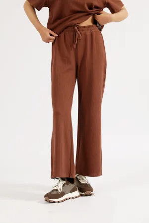 TEXTURED WIDE LEG TROUSER Chic Design Wear