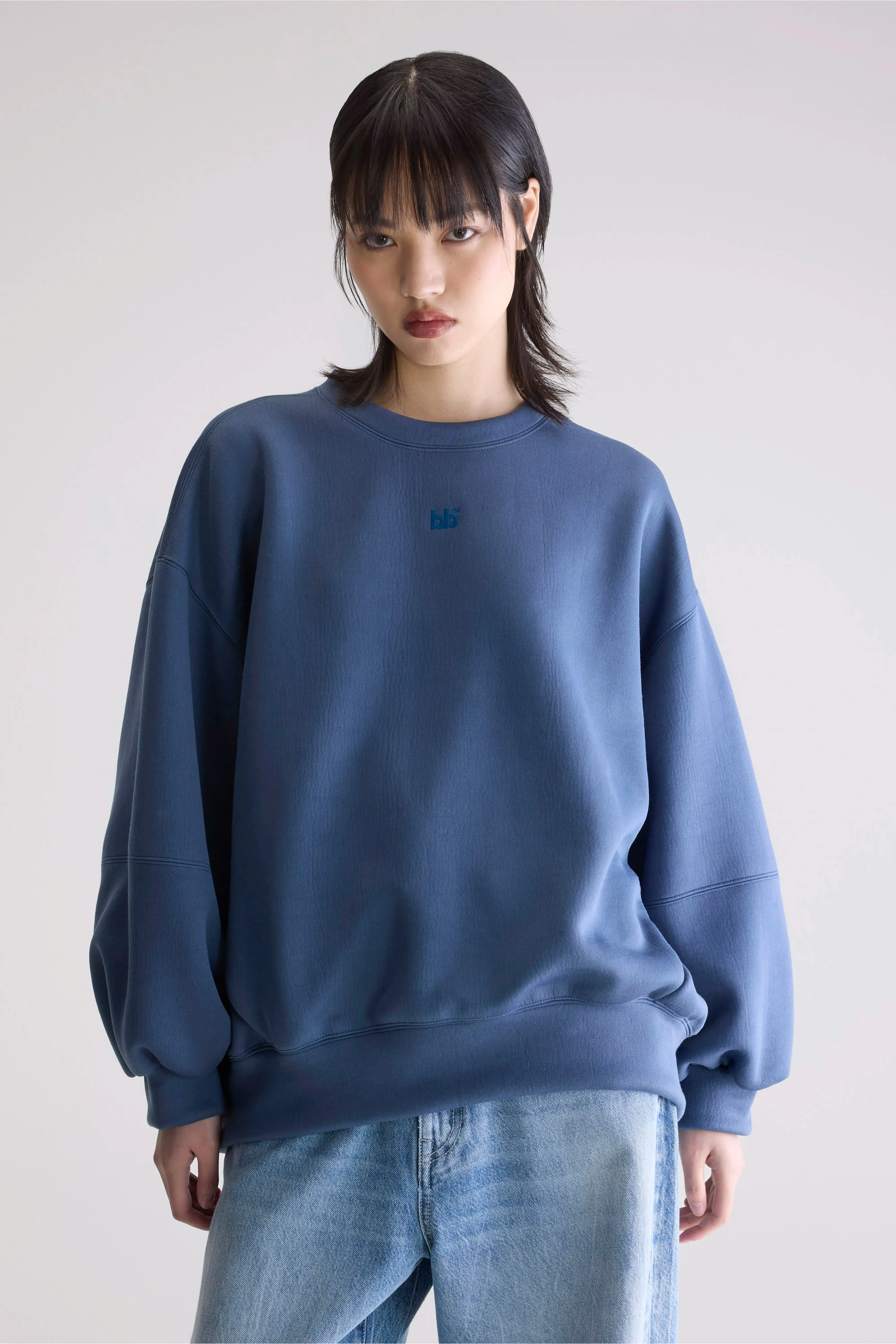 Trig crewneck sweatshirt (252 / W / BLUES) Water Resistant
