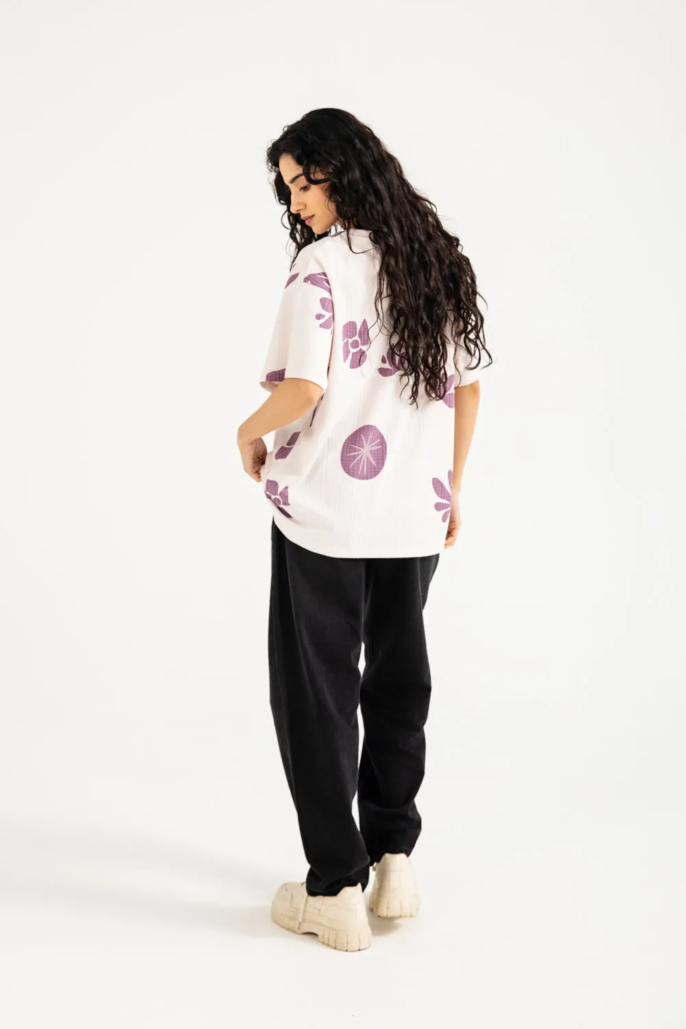 TEXTURED OVERSIZED TEE SeamlessConstruction