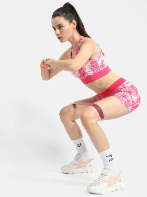 Flight Fit Crown Fit Madame Abstract Print Hot Pink Running Shorts