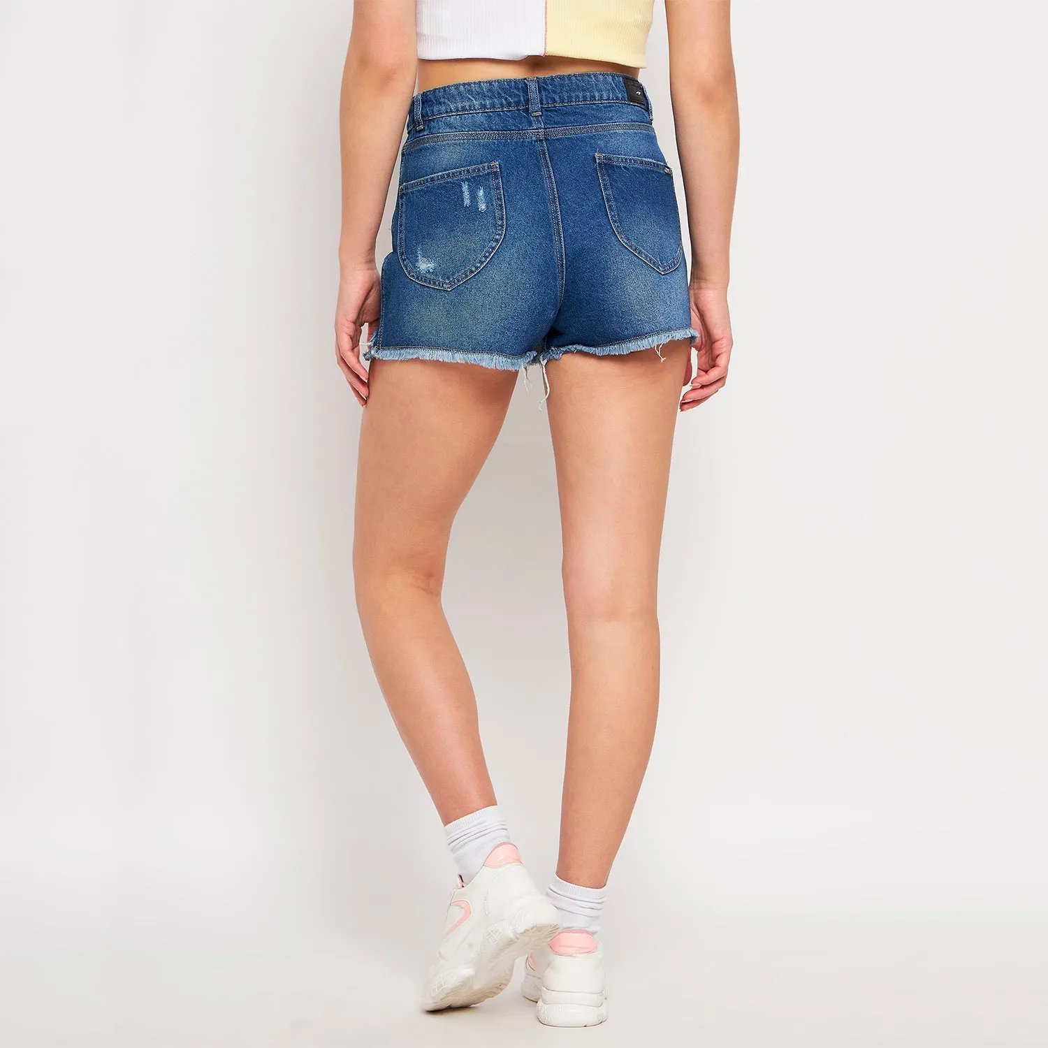 Play Mode Madame Blue Denim Shorts