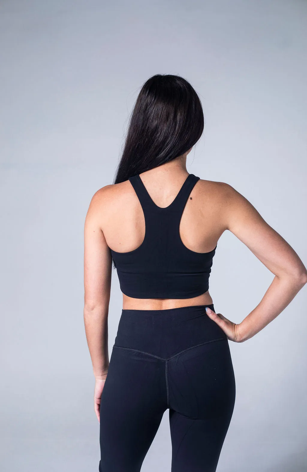 Dance Black Unity Tank sports bra