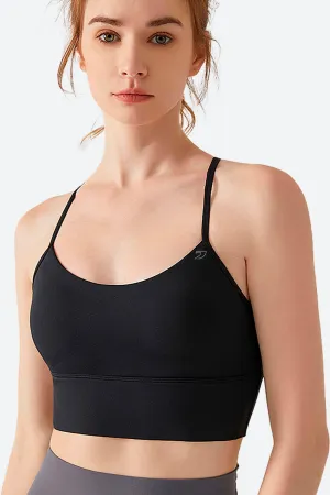 FlexiFit Sports Bra (Black) Shock-absorbing Gray sports outfit