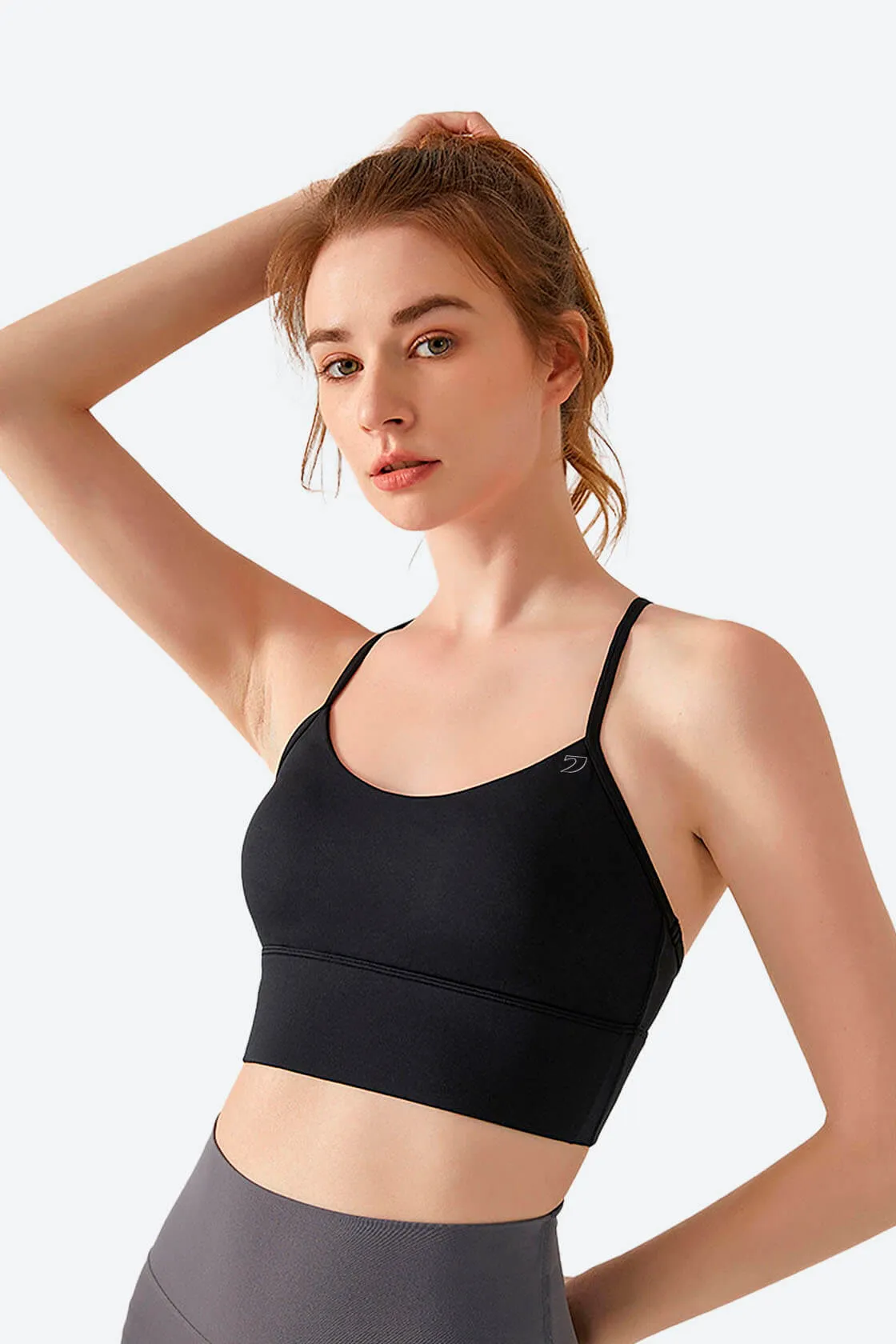 FlexiFit Sports Bra (Black) UV-protective