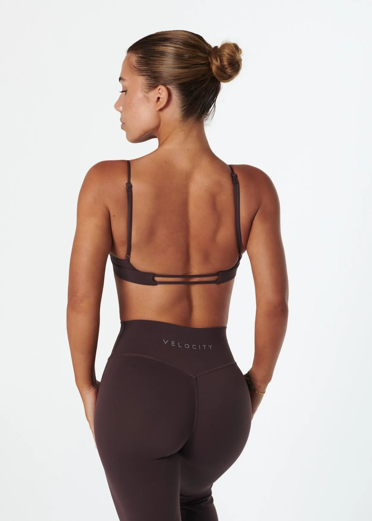Easy Material Anti Bacterial Fabric SERENE TRIANGLE BRA - COCOA