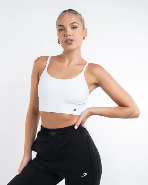 Essentials Tank Bralette - White Sports Apparel