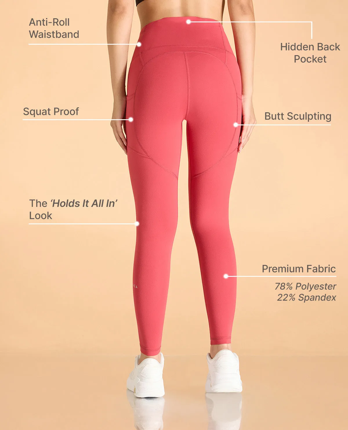 Soft Stretch Design Luxe Ultra Soft Second SKN Active Leggings