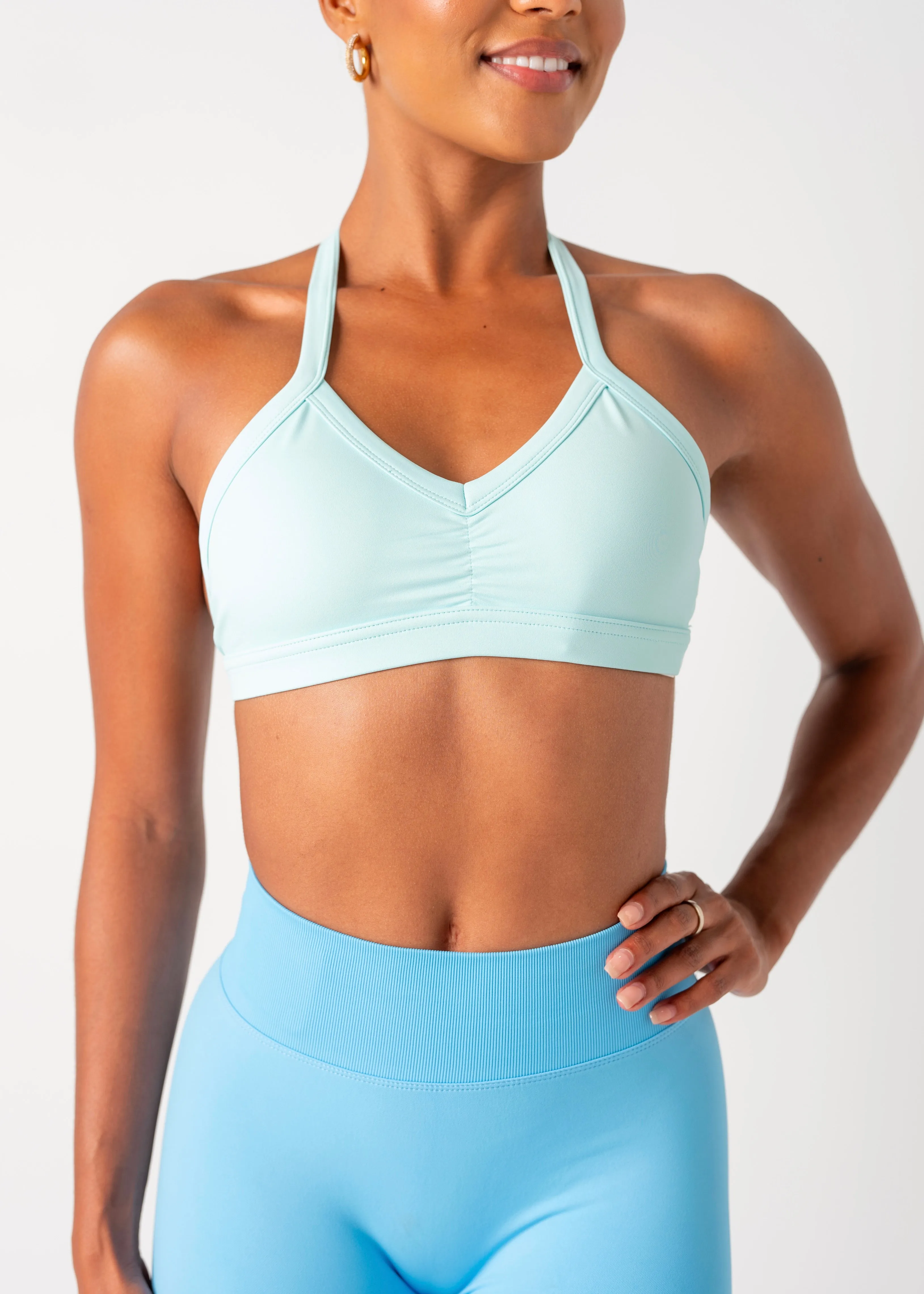 tall size STAPLE BRA - BABY BLUE