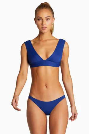 Magnolia V-Neck - Sapphire Blue EcoLux Breathable fabric Quick Drying Inner Shell