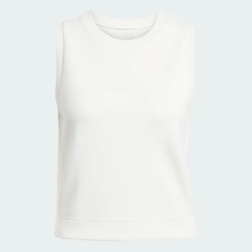 Odor Resistant Fabric Adidas Women's Soft Lux All Szn White Tank