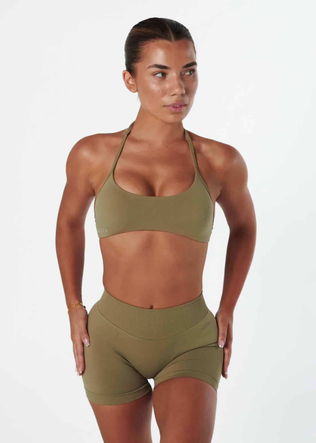 Wide Straps SIGNATURE BRALETTE - MATCHA