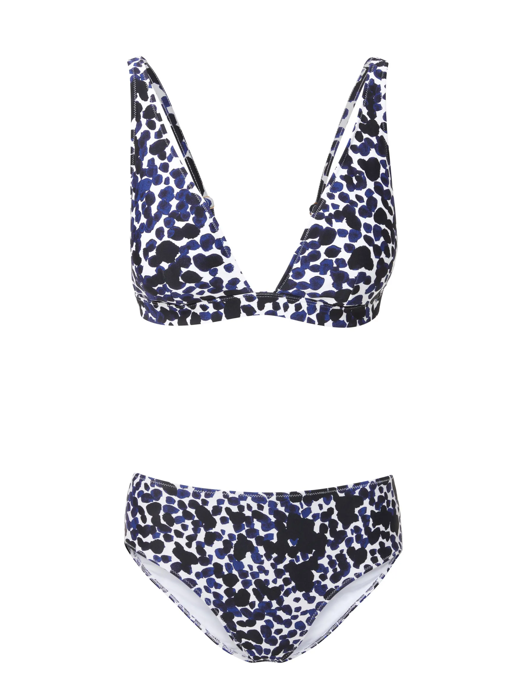 Jessica Top   Classic Midrise Bottoms in Animal Dot Smooth Edge Finish