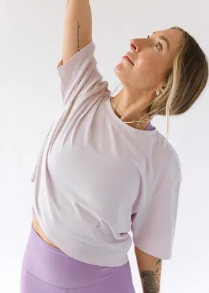 Poise Fit Sustainable Wear Stay In Oversized Cropped Tee