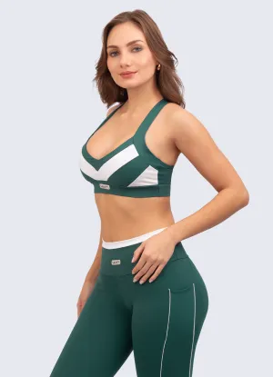 Backless seams TOP NEVER STOPS-GREEN BOTTLE