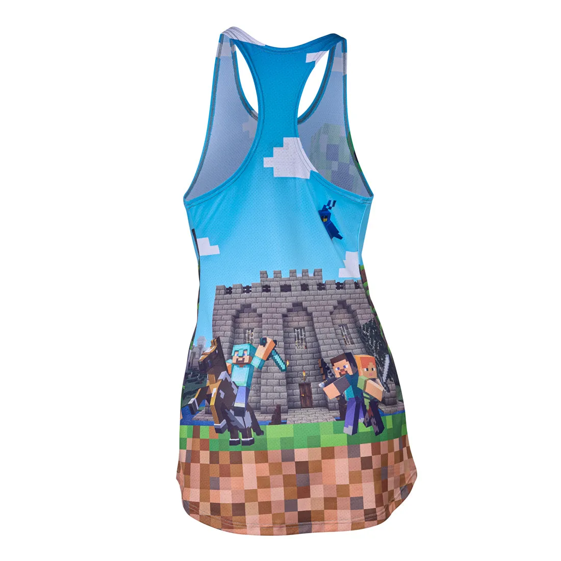 PreShrunk Cotton Women's Vapor Lite Interval Singlet - Blocks on Blocks