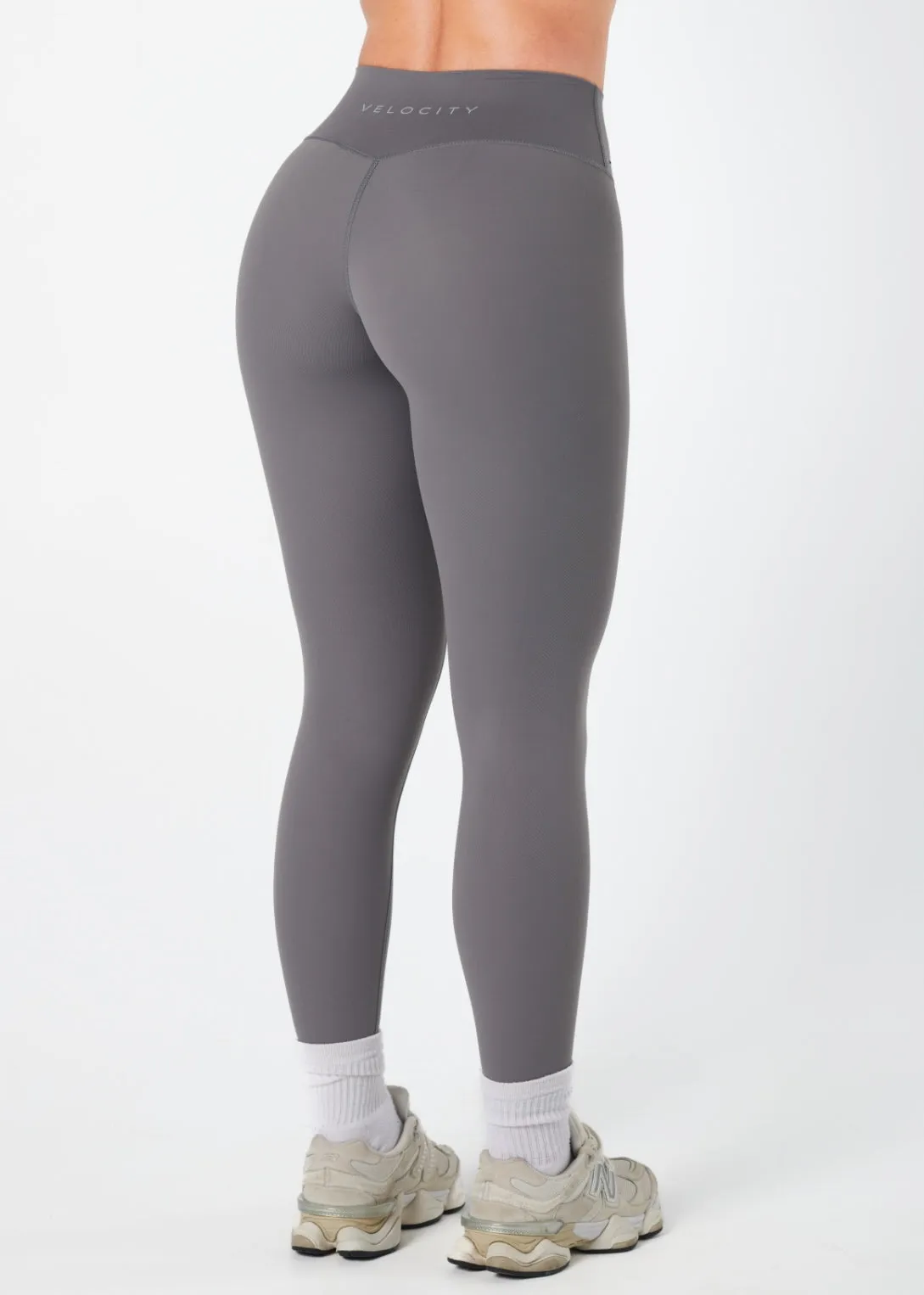 ACTIVE BASIC LEGGINGS - GREY Form Fit