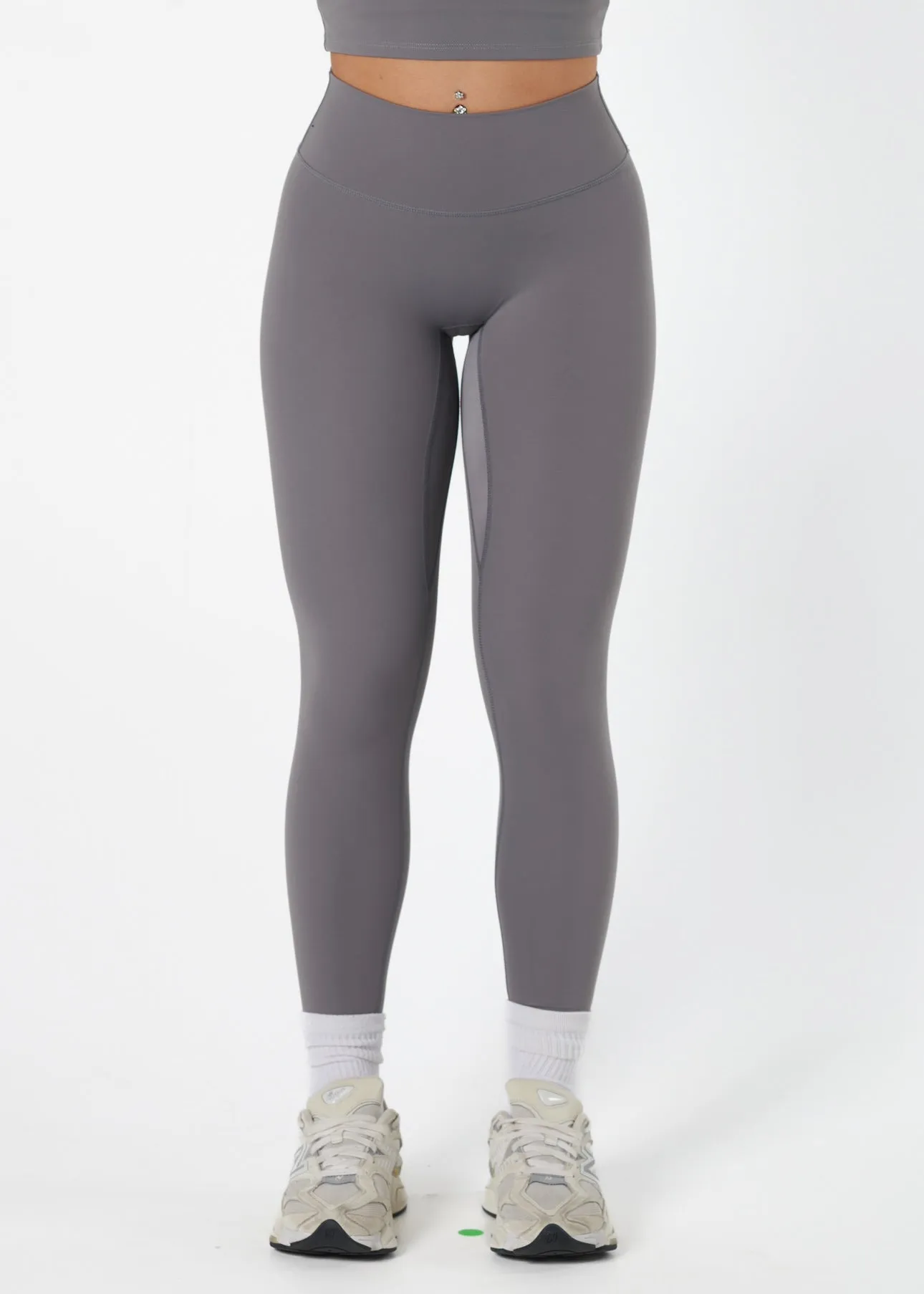 ACTIVE BASIC LEGGINGS - GREY Ultra Light Budget Friendly Ultimate Comfort