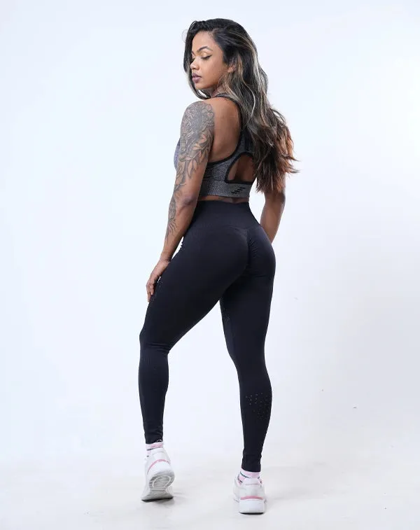 JAGS Seamless Legging Body Shaper - Mesh Black Active Design