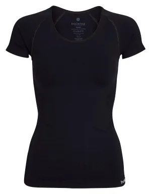 SUE SEAMLESS SS TEE I009-670 Light Balance Recycled Polyester Blend Virtual Fit