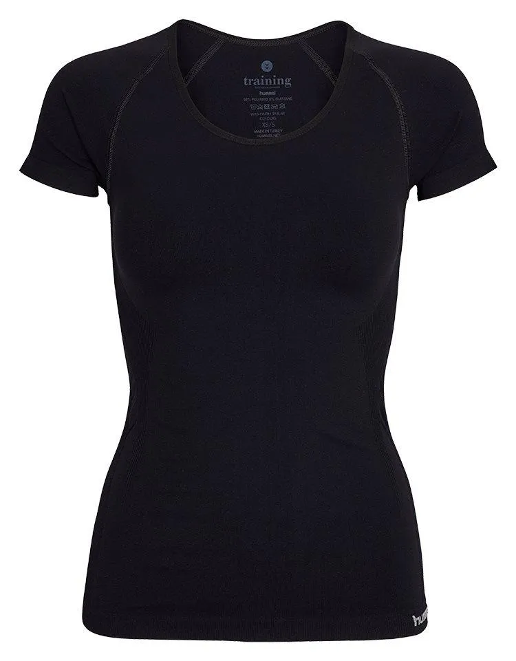 SUE SEAMLESS SS TEE I009-670 Light Balance Recycled Polyester Blend Virtual Fit