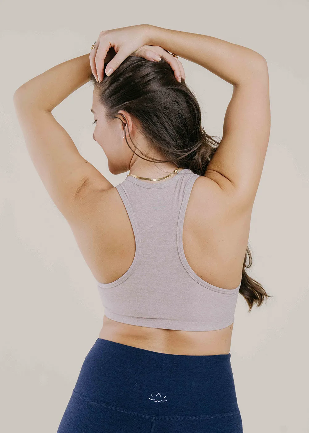 Hero Glow Beyond Yoga Lift Your Spirits Bra - Chai