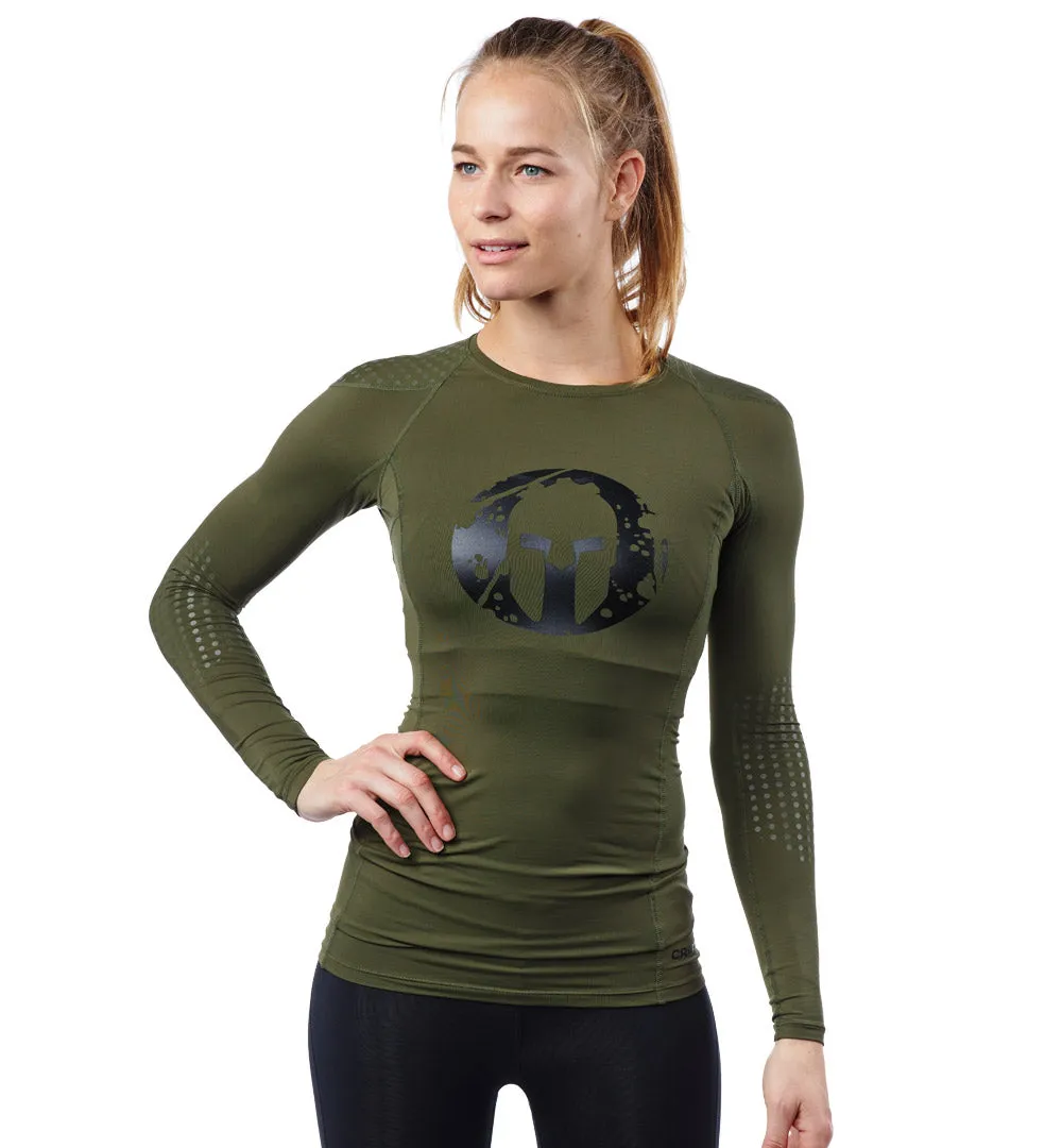 SPARTAN by CRAFT Pro Series Compression LS Top - Women's Wild Mood