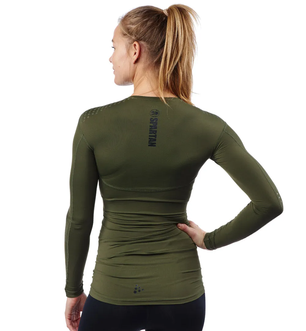 SPARTAN by CRAFT Pro Series Compression LS Top - Women's Still Soul Sporty Gear
