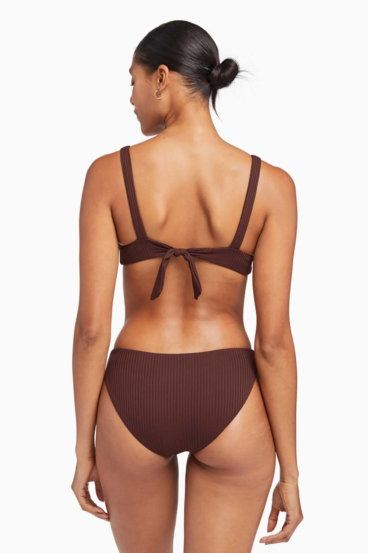 Reinforced Seams Midori Bottom - Chocolate EcoRib