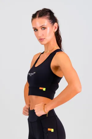Hemmed edges seams Buttoned seams Altitude Bra