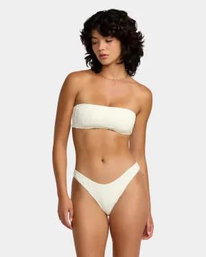 Sweetness Medium French Bikini Bottom - Vanilla Latte Stacked Cushioning Hygienic Lining