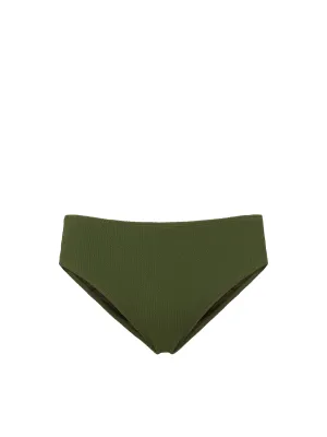 Classic Midrise Bottom Olive Texture Long Last Shape Non Chafing Edges