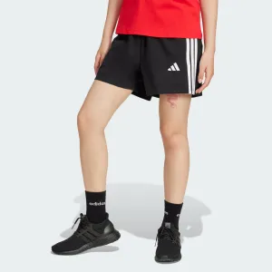 Hygienic Antimicrobial Layer Adidas Women's 3-Stripes Woven Black Short