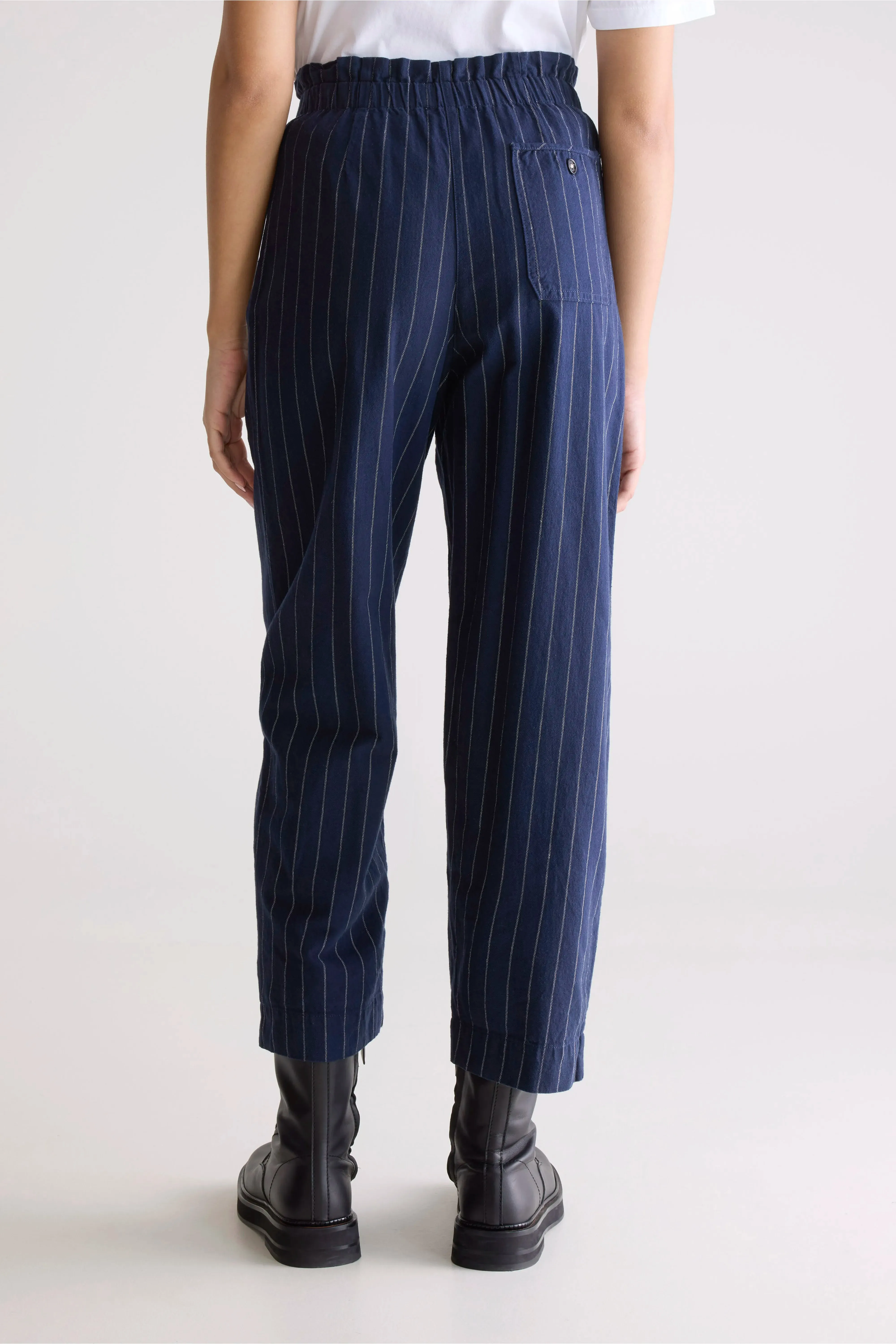Side Pockets Lilo paperbag trousers (252 / W / STRIPE A)