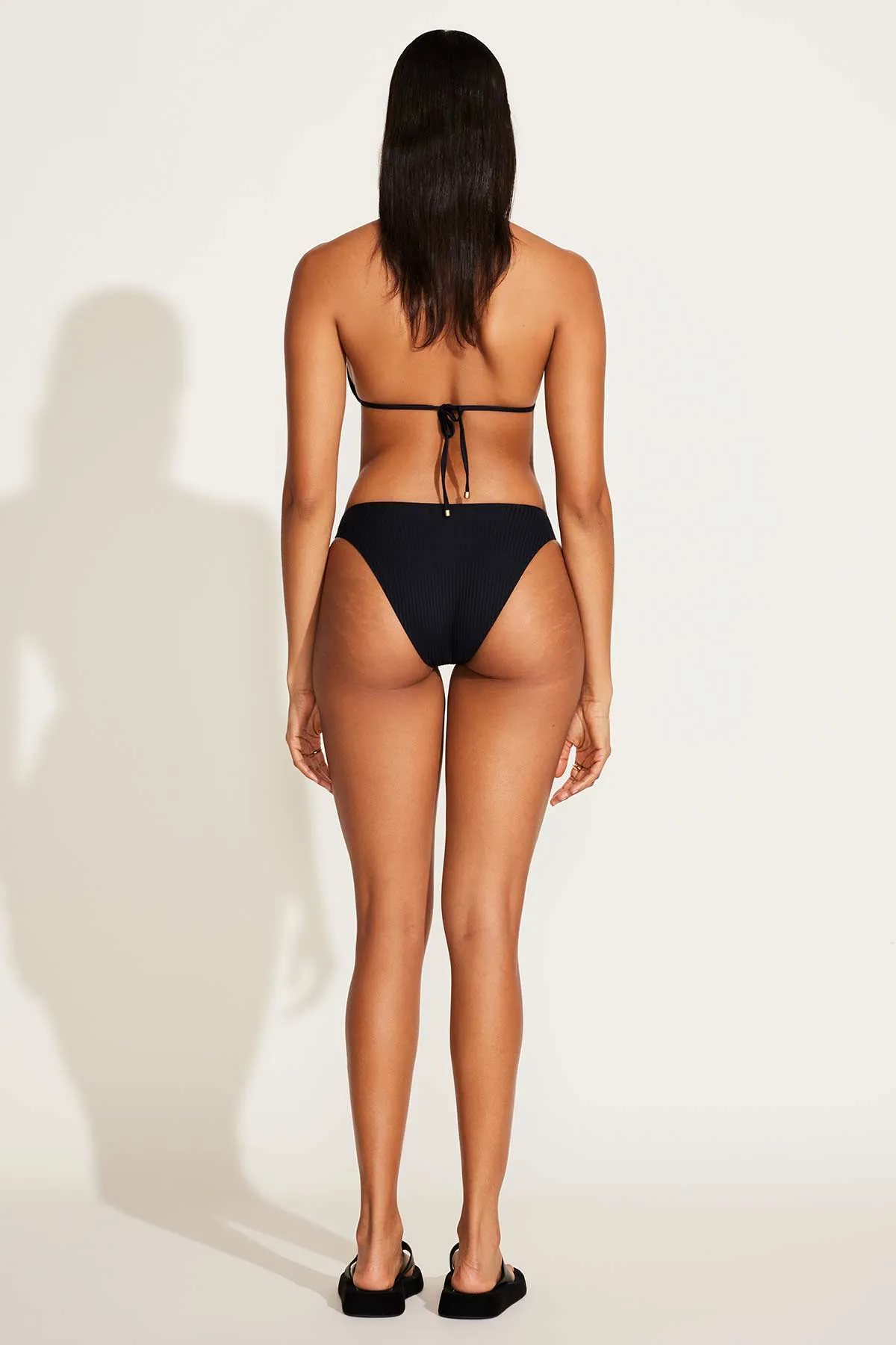 Anti Slip Waistband Lightweight Construction Cosmo Bottom - Black EcoRib