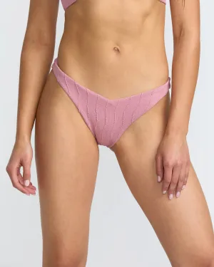 Chevy Grooves V FT Medium French Bikini Bottom - Amethyst Smoke Four Way Stretch Fabric