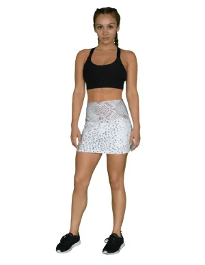 Weekend Outfit Basic Layers Wear It To Heart Tribal Cheetah High Waist Skort