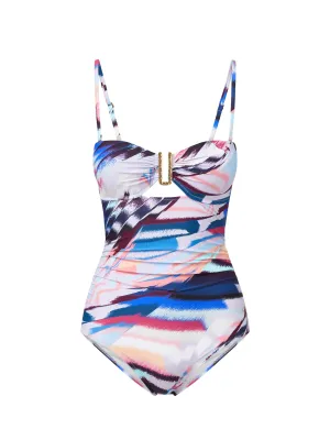 Lisa One Piece Mosaic Moisture Wicking Lining