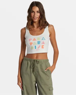 Para Paradise Cropped Tank Top (Past Season) Cooling Fabric Technology