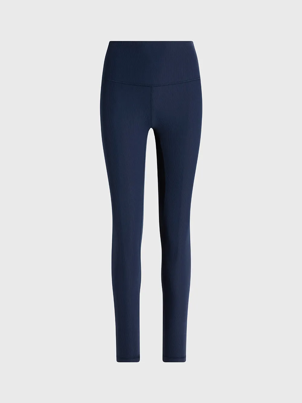 LULULEMON TRUE NAVY ALIGN RIBBED HR PANT 25" Stretch Fit Fitness Lover Seamless Design
