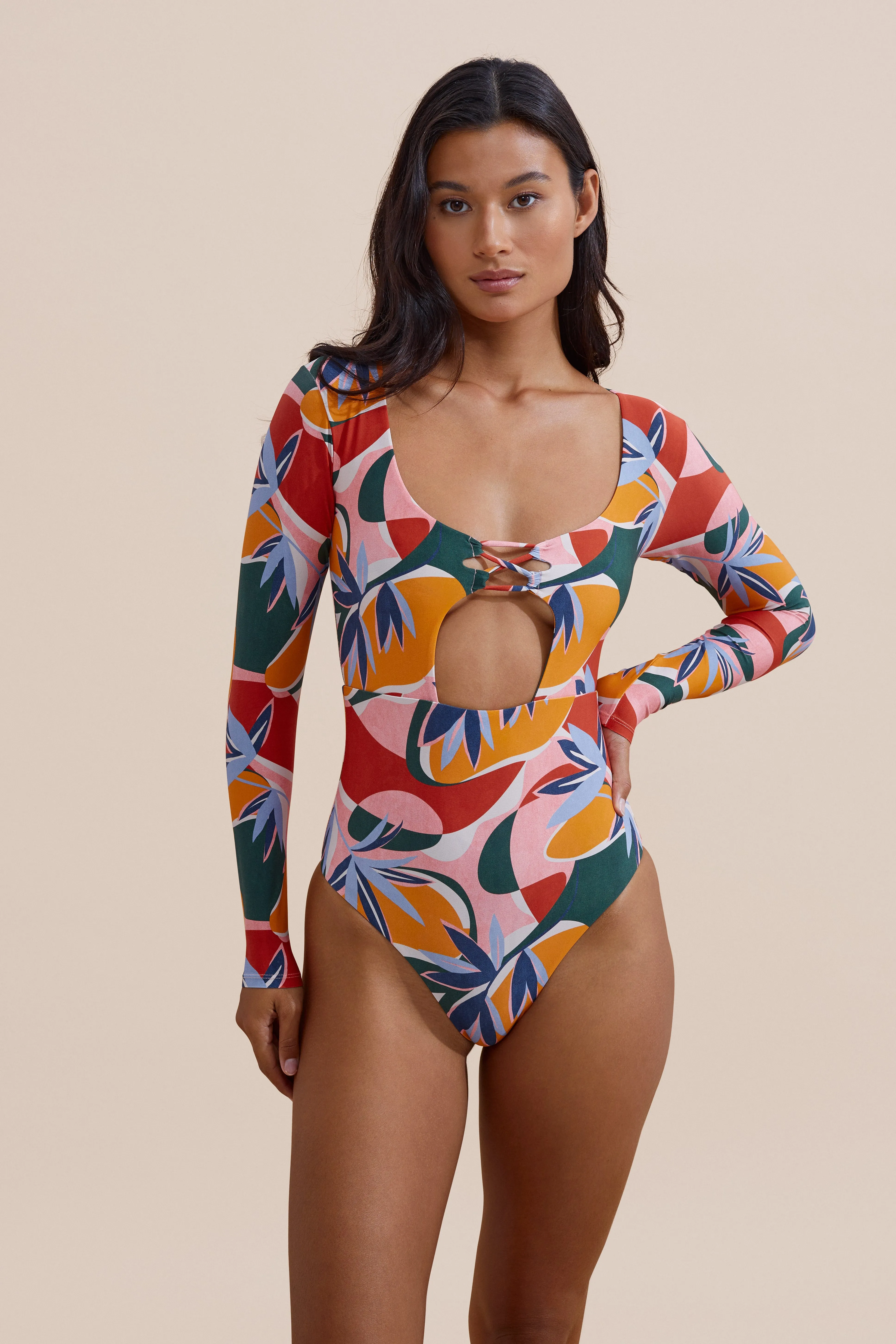 Suka Surf Suit - Botanical Secure-fit
