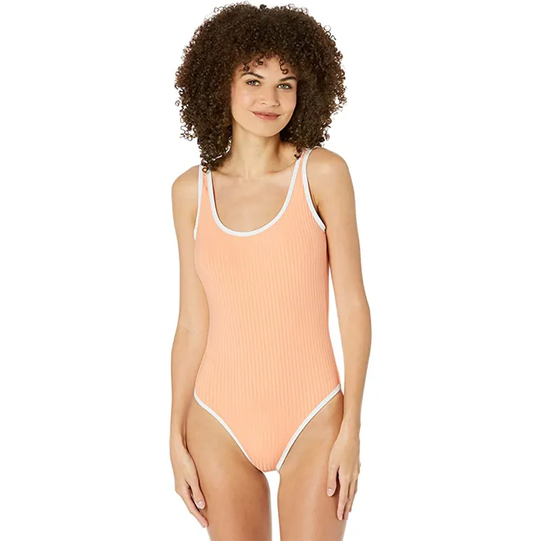 Premium Surf Cheeky Coverage One Piece Swimsuit Flexible Cup Insert
