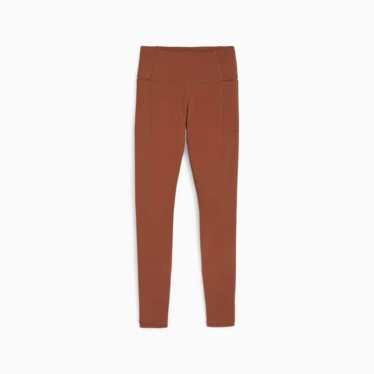 Puma Women's Fit Hw Fl Brown Tights Island Vibe Global Edge