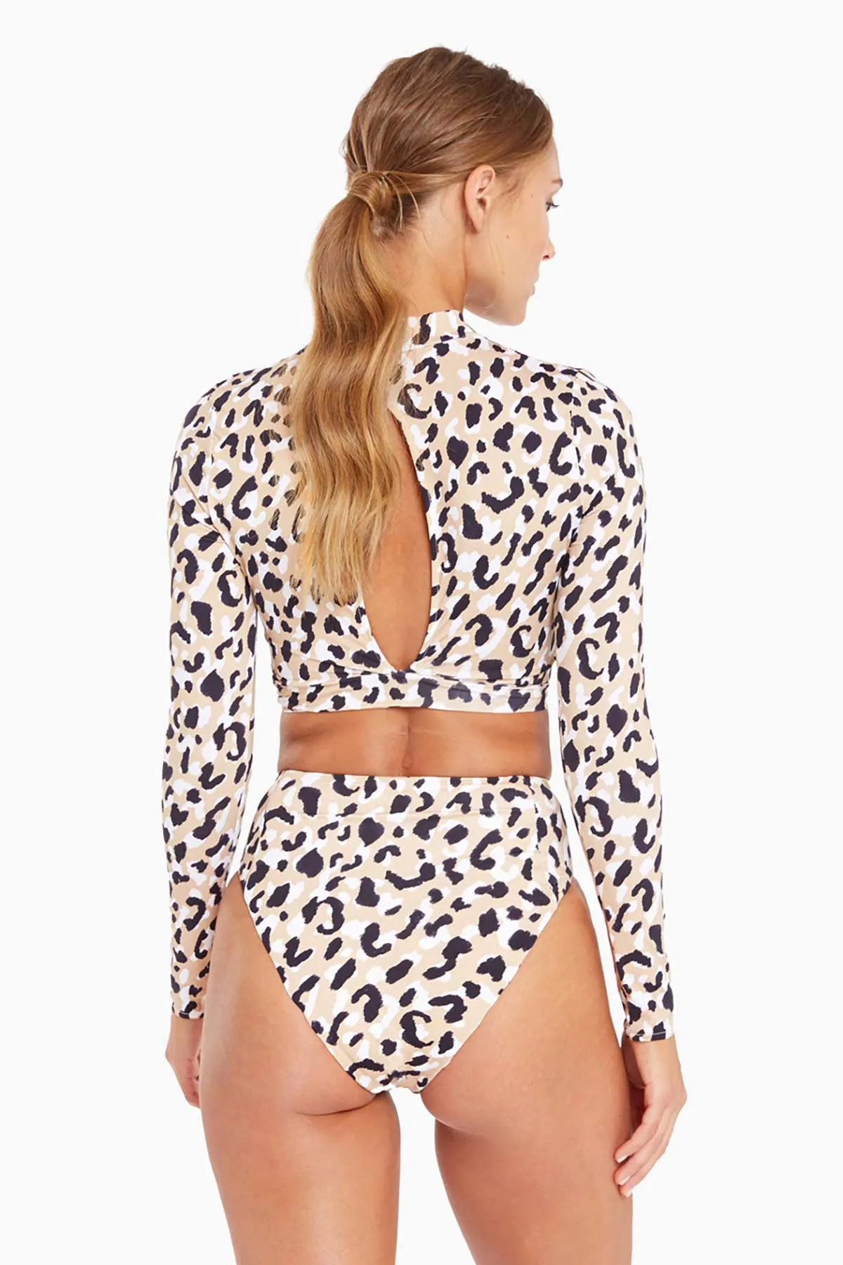 Tagless Design Cool Touch Fabric Barcelona High Waist Full Cut Bottom - Wildcat