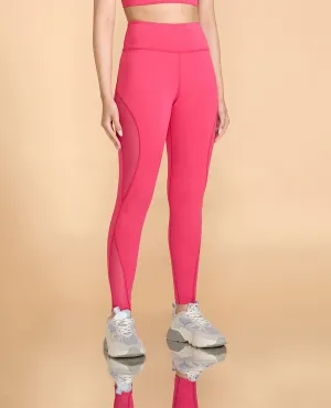 Fit Boost Athletic High-Waisted Mesh Leggings in Second SKN