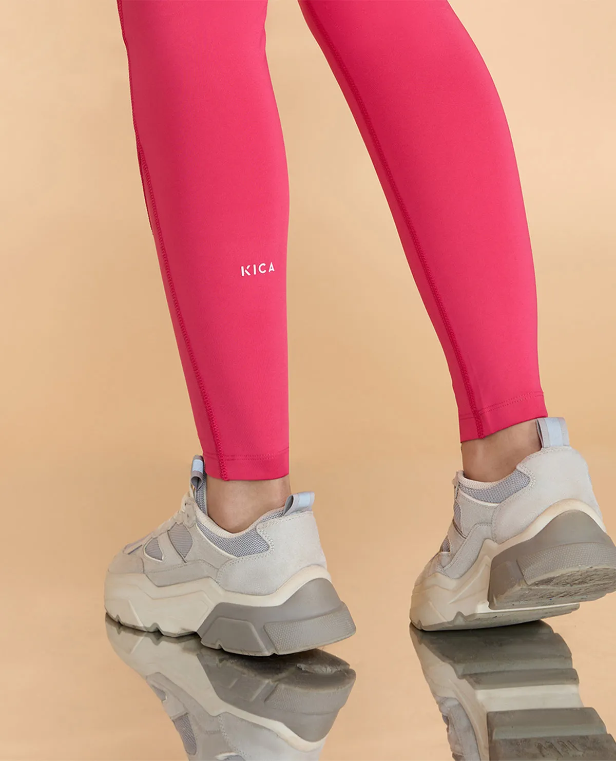 Ultra Basic Fit For Casual Wear Athletic High-Waisted Mesh Leggings in Second SKN