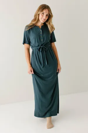 'Kate' Knit Maxi Dress Temperature Regulating Occasion Dressing