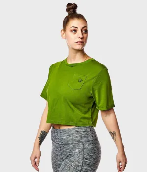 Sky Cool Pro Crop-Tee