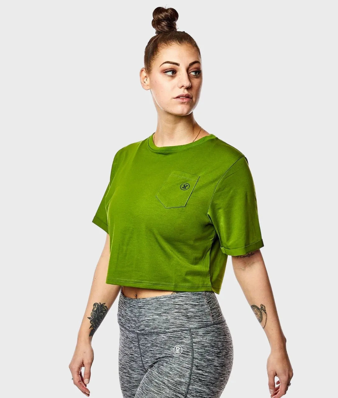 Sky Cool Pro Crop-Tee