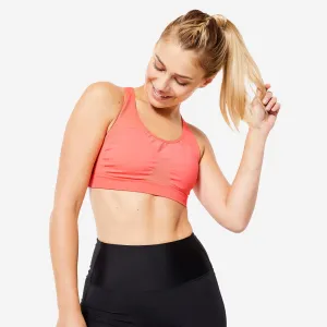 Sujetador-Top Mujer Sin Costuras Espalda Nataci??n Sujeci??n Moderada Pink active clothing